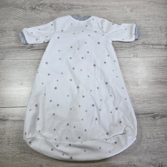 Carters Infant Sleep Sack Wearable Blankets 0-3 Mo & 3-6 Mo Gray Stripe Elephant - Picture 3 of 11